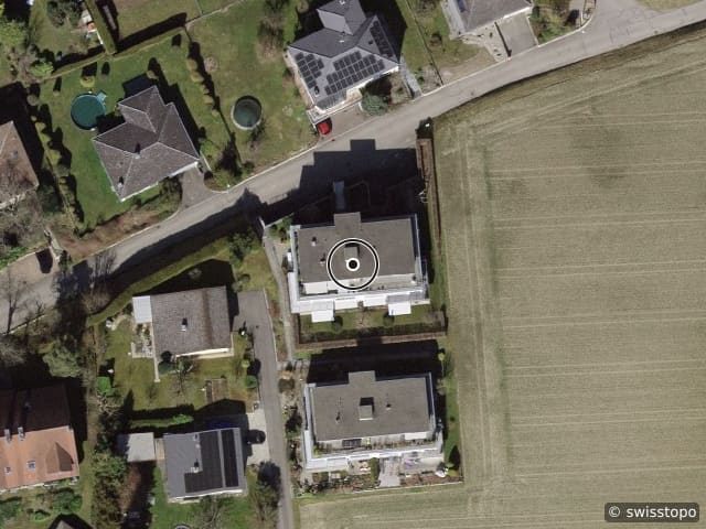 Luftbild Alte Zollstrasse 18, Stein am Rhein