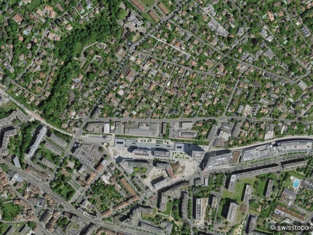 Luftbild Chêne-Bourg