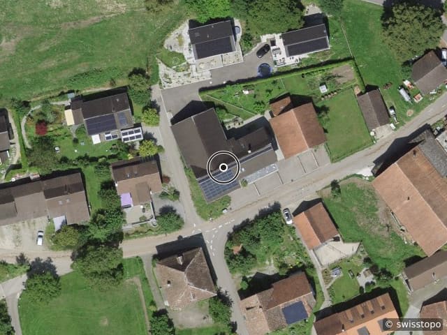 Luftbild Kirchstrasse 5, Lustdorf