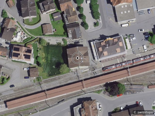 Luftbild Bahnhofstrasse 2, Appenzell