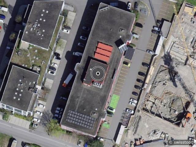 Luftbild Sennweidstrasse 47/49, Steinhausen