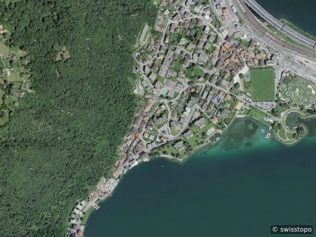 Luftbild Melide