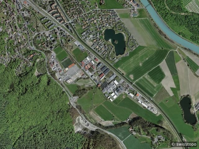 Luftbild Route du Remonfin