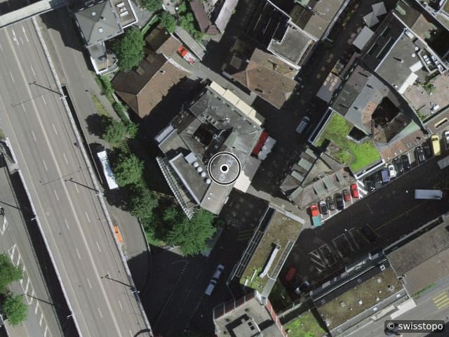 Luftbild Steinenvorstadt 60, Basel