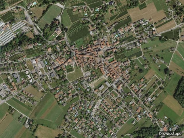 Luftbild Via Furnasee 1, Mendrisio