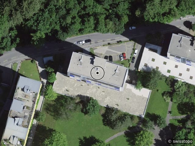 Luftbild Avenue de Valmont 16, Lausanne