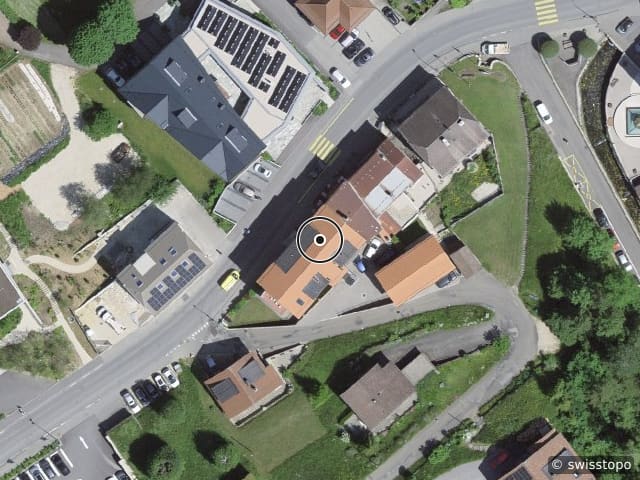 Luftbild Route de France 5, Le Brassus