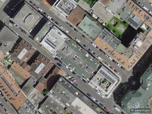 Luftbild Avenue de la Grenade 24, Genève