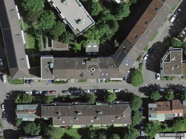 Luftbild Blotzheimerstrasse 22, Basel