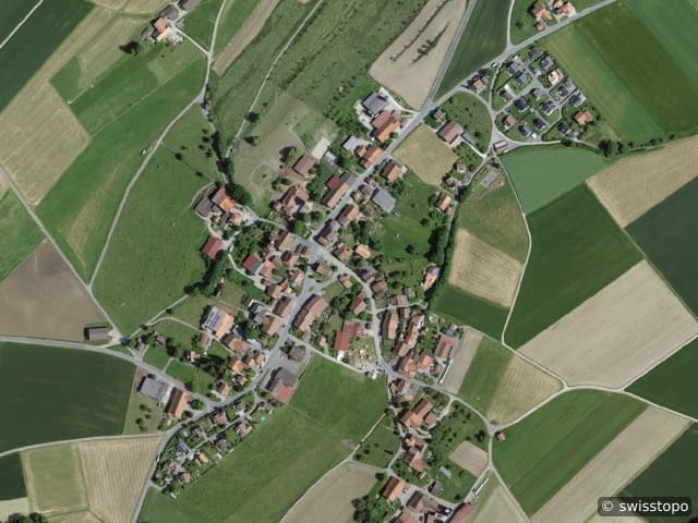 Luftbild Route des jordils 2a, Combremont-le-Grand