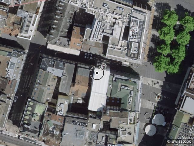 Luftbild Rue Neuve-du-Molard 22, Genève
