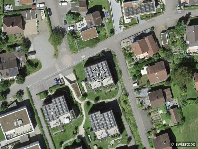 Luftbild Münzentalstrasse 8C, Hausen
