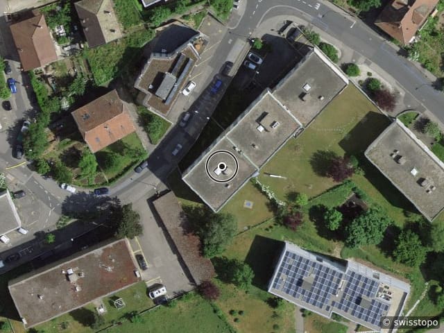 Luftbild Rue de la Perrière 5, Neuchâtel