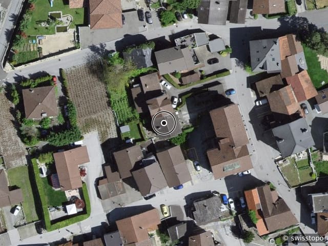 Luftbild rue du Prieuré 11, Vétroz