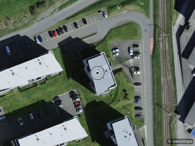 Luftbild chemin des Dailles 28, Monthey