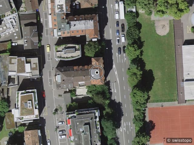 Luftbild Zürcherstrasse 19a, Baden