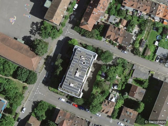 Luftbild Schulstrasse 24, Birsfelden