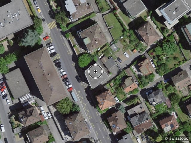 Luftbild Avenue de France 78, Lausanne