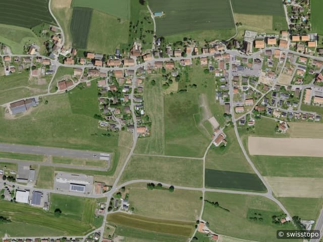 Luftbild Ecuvillens