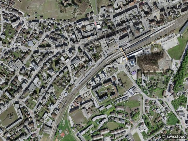 Luftbild Avenue de France 15, Sierre