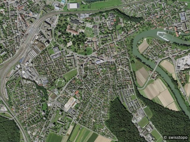 Luftbild Brügg