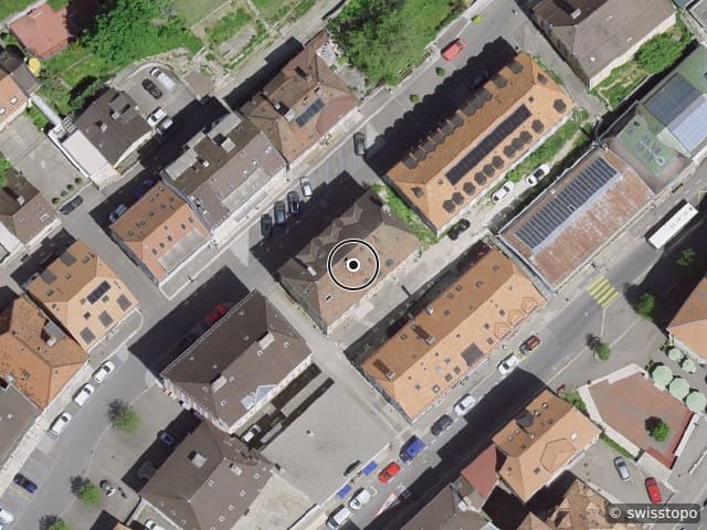Luftbild Grande-Rue 3, Le Locle