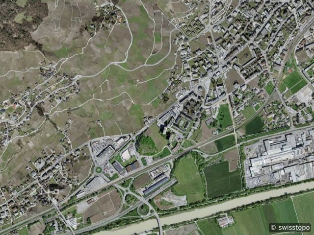 Luftbild SIERRE