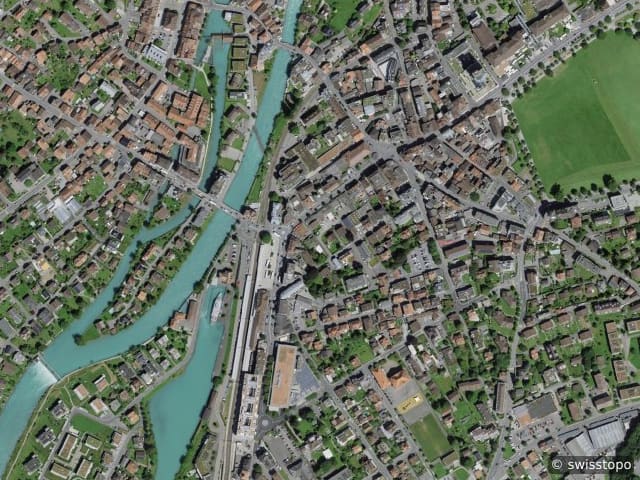 Luftbild Interlaken