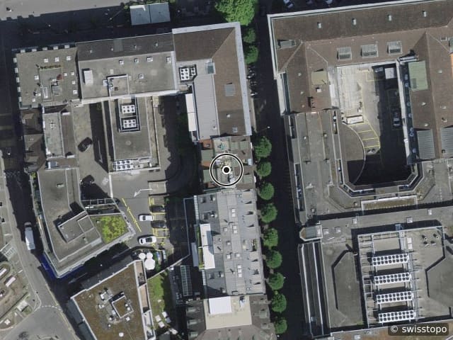 Luftbild Seidenhofstrasse 6, Luzern