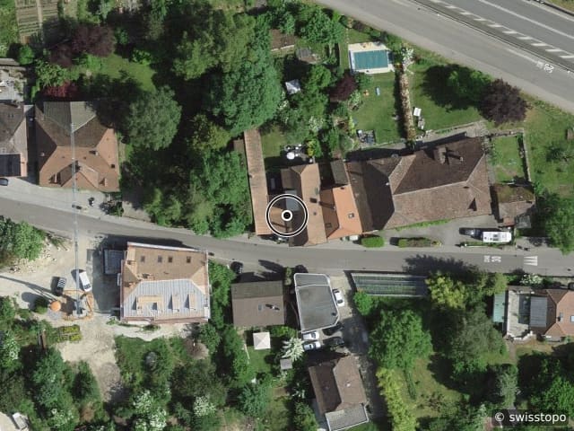 Luftbild Grand'Rue 19, Corcelles NE