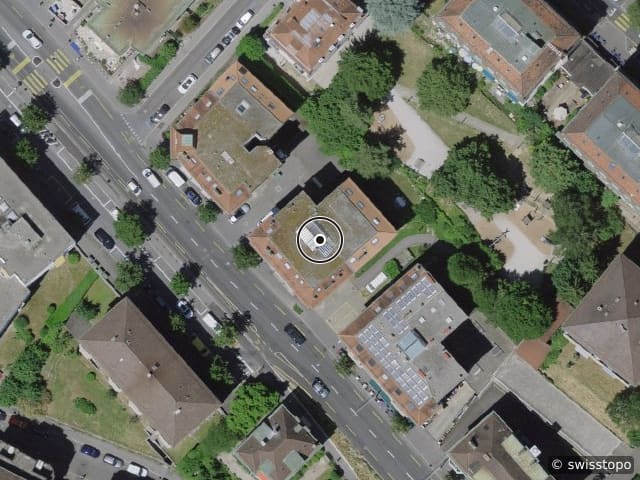 Luftbild AVENUE D'ECHALLENS 40, LAUSANNE