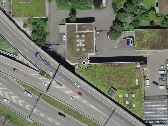 Luftbild Gellertstrasse 212, Basel