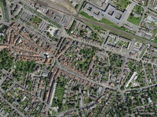 Luftbild Avenue Haldimand 95c, Yverdon-les-Bains