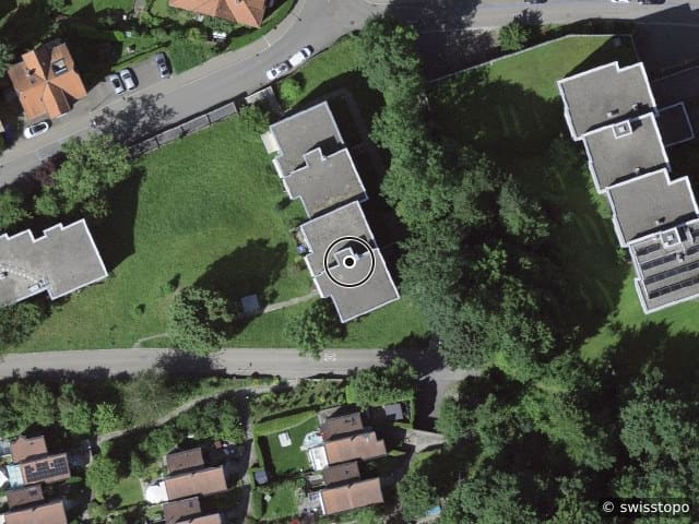 Luftbild Ruhsitzstrasse 29, St. Gallen