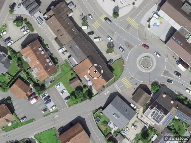 Luftbild Hauptstrasse 36, Frick