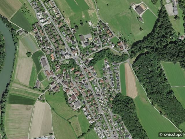 Luftbild Oberdorfstrasse 2, Eggenwil