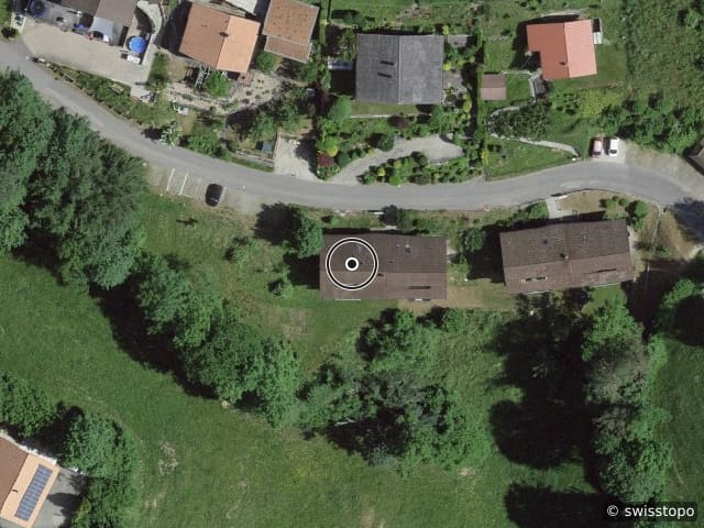 Luftbild Hubel 77, Plasselb