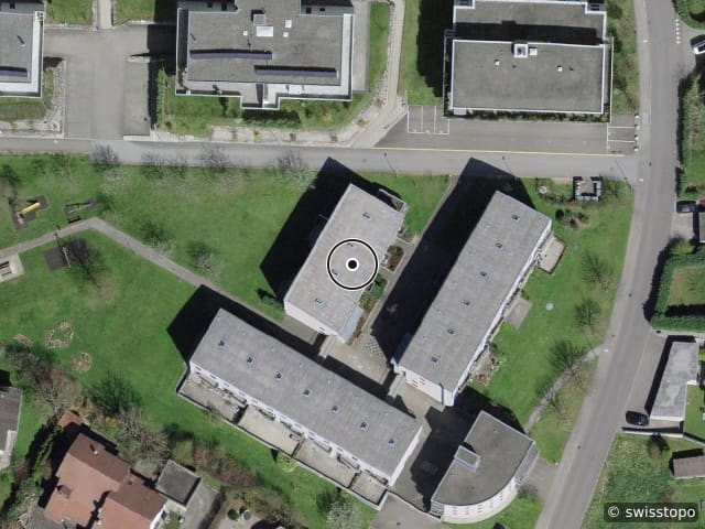 Luftbild Rue Meret-Oppenheim 7, Delémont