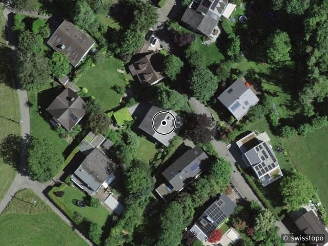 Luftbild Wyhlenweg 32, Bettingen