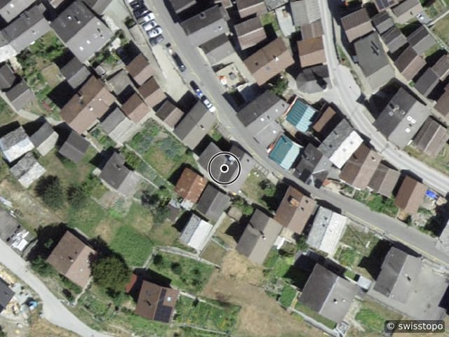 Luftbild Rue de la Maison Blanche 11, Suen