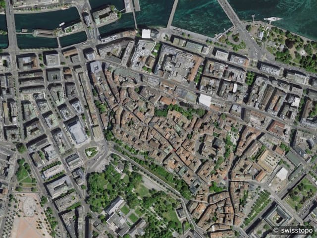 Luftbild Genève