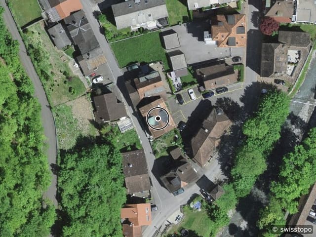 Luftbild Tobelgasse 19, Bad Ragaz