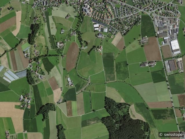 Luftbild Beromünster