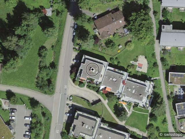 Luftbild Bruggwaldstrasse 62, St. Gallen