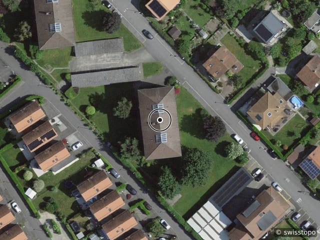 Luftbild Rue des Petites Roches 3, Yverdon-les-Bains