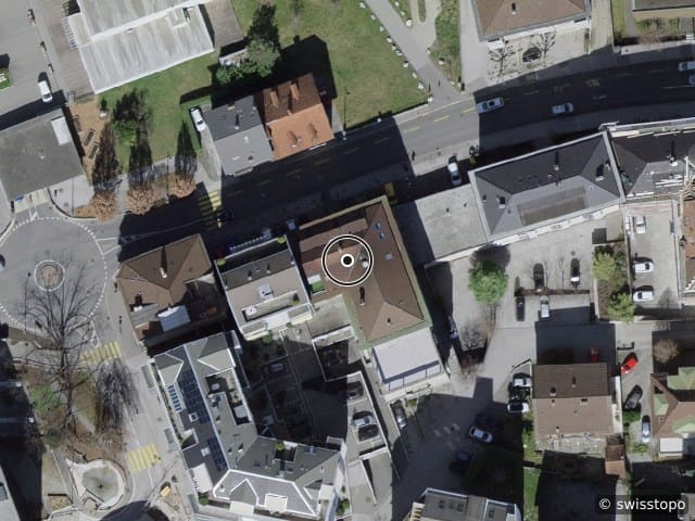 Luftbild rue du Scex 16, Sion
