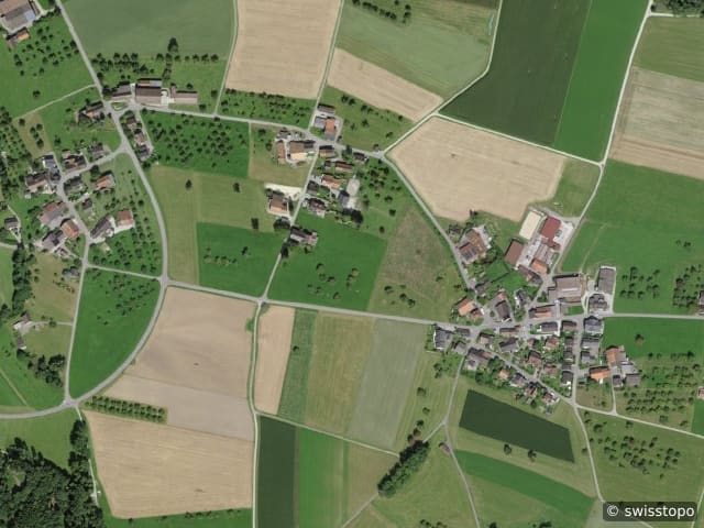 Luftbild Schulstrasse 4a, Lanterswil