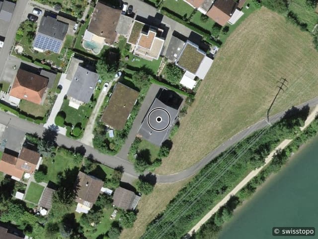 Luftbild Bäumliackerstrasse 17, Villnachern