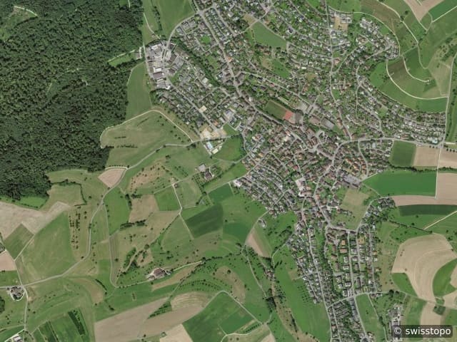 Luftbild Magden