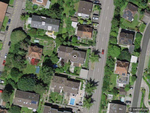 Luftbild Therwilerstrasse 14, Oberwil